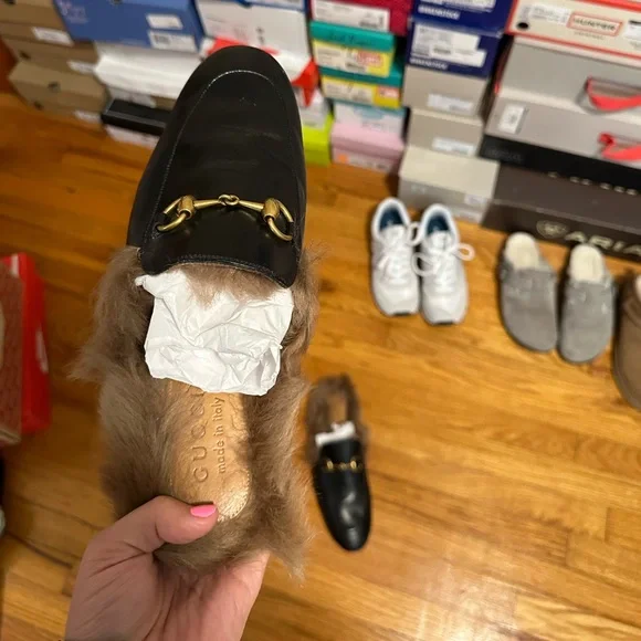 Authentic Gucci Princetown mules - Picture 2 of 3